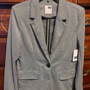 Black and White Blazer